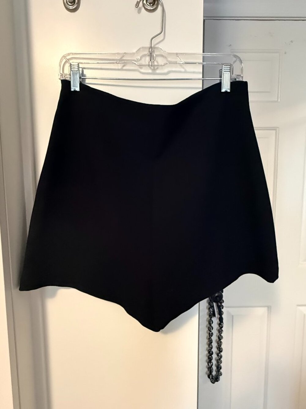 Zara Black Mini Skort Size L